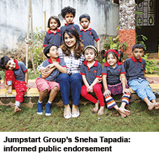 Sneha Tapadia, Jumpstart Group