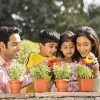 gardening, family