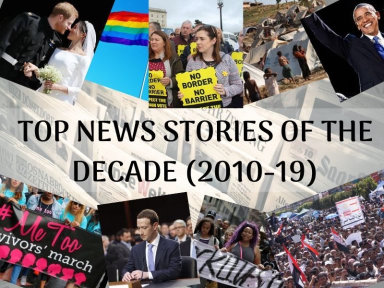 Top (global) news stories of the last decade EducationWorld