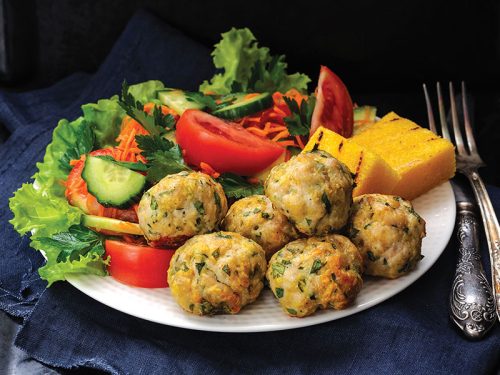 Sausage chicken balls