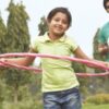 children exercising