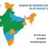 School re-opening status across India