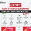 Education ministry issues advisory on fraud edtech companies
