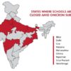 States which have announced to keep their schools closed