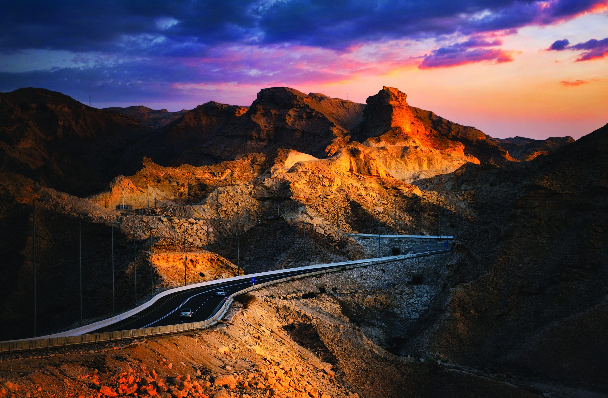 Jebel Hafeet mountain range