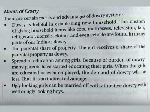 essay on dowry system in islam