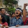 Kolkata: TET candidates block road, 100 arrested