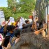 AISA stages protest outside UGC office against 'mismanagement' in NET