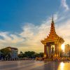 Phnom,Penh,,Cambodia,-,October,16,2019,:,A,Statue,Of