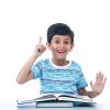 A,Kids,Thinking,,Smiling,And,Giving,Facial,Expressions,While,Studying