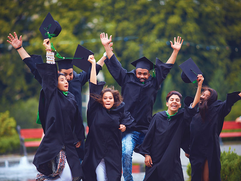 Group,Of,Happy,Indian,Students,Celebrating,The,College,Graduation,,Passing