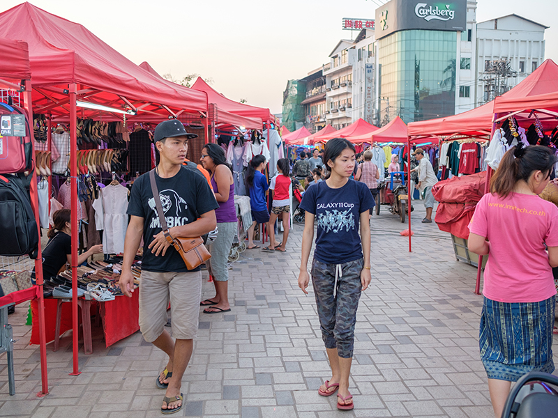 Vientiane,,Laos,-,February,8:,The,Night,Market,On,February