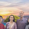 Aarushi and Aarush Patel Family Picture