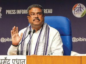 Pradhan emphasises need for 50% higher education enrolment ratio by 2035