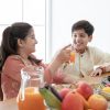 Happy,Indian,Family,Enjoy,Eating,Food,,Selective,Focus,On,Handsome