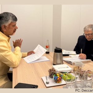 Chandrababu Naidu and Bill Gates