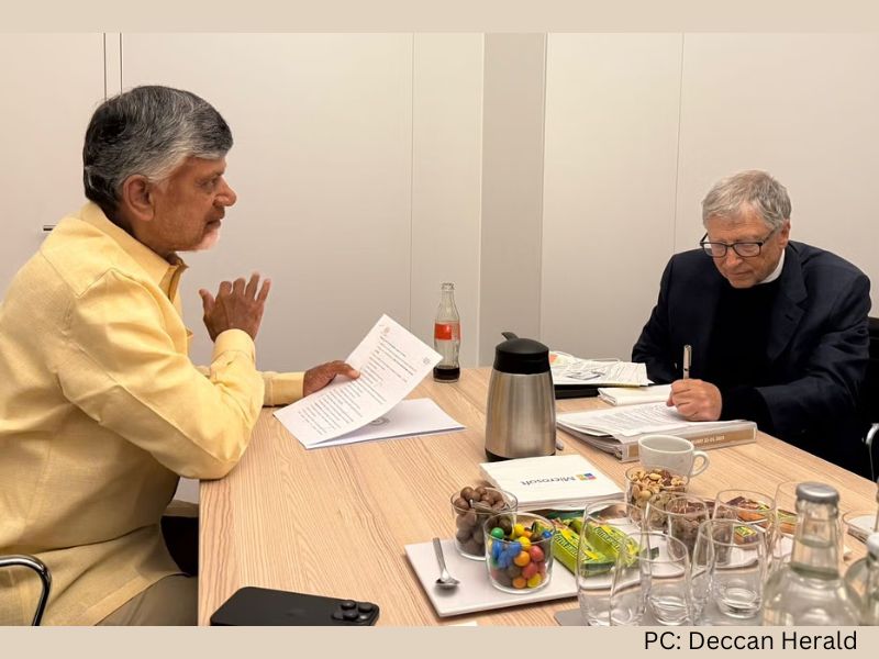 Chandrababu Naidu and Bill Gates