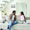 Happy,Young,Indian,Father,With,Teenage,Child,Daughter,Having,Fun