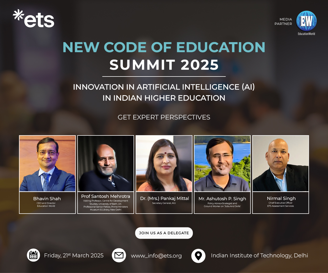 Invitation to be a part of New Code Of Education Summit 2025