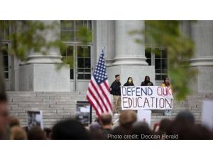 US revokes termination of legal status of foreign students