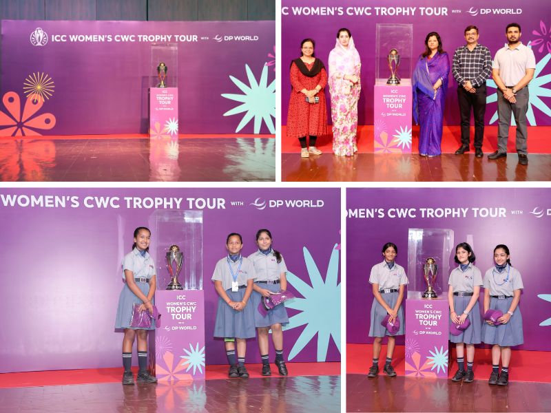 Emerald Heights hosts ICC Women’s World Cup trophy tour