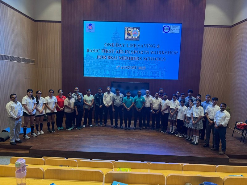 Mayo College hosts workshop on life saving & basic first aid in sports for BSAI member schools