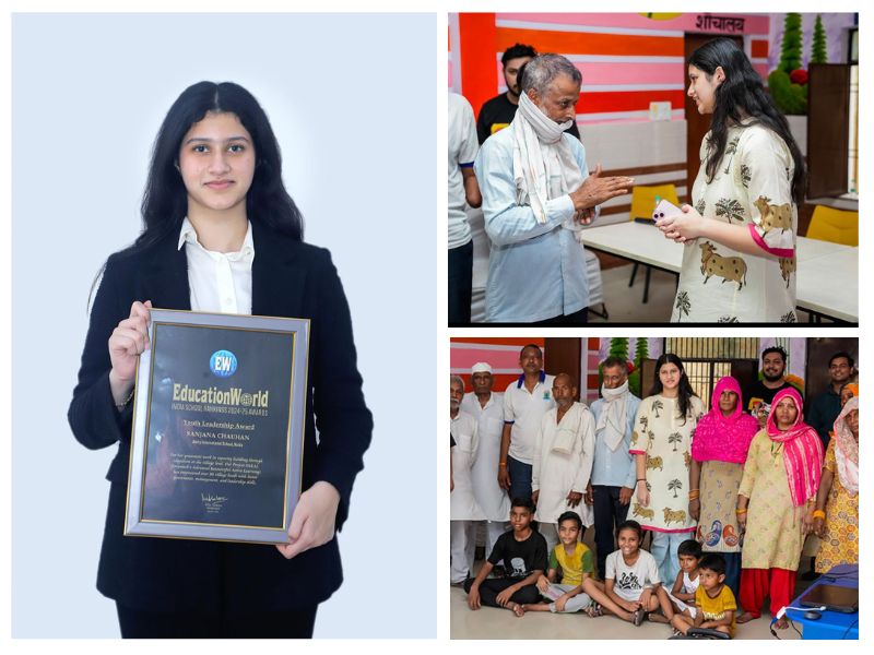 Empowering Grassroots Governance 15-year-old Sanjana Chauhan Wins Youth Leadership Award