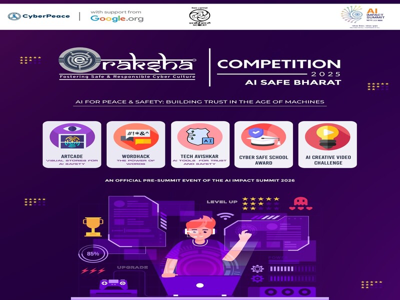 CyberPeace & NCERT host 5th edition of eRaksha on ‘AI for Peace & Safety’