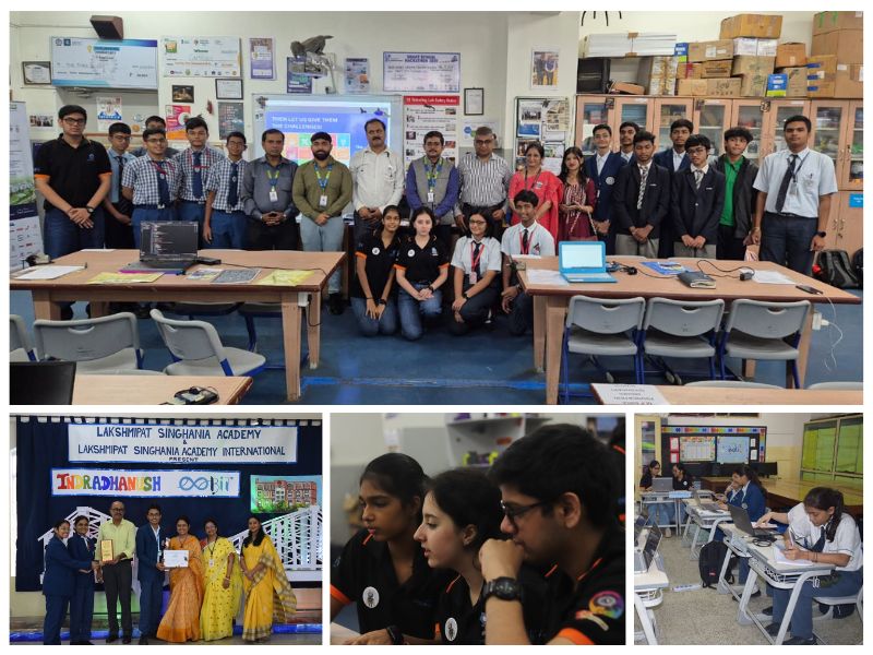 Exebit 2025 concludes at Lakshmipat Singhania Academy