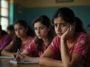 Karnataka Students protest Corruption at Sanjay Gandhi Nursing College