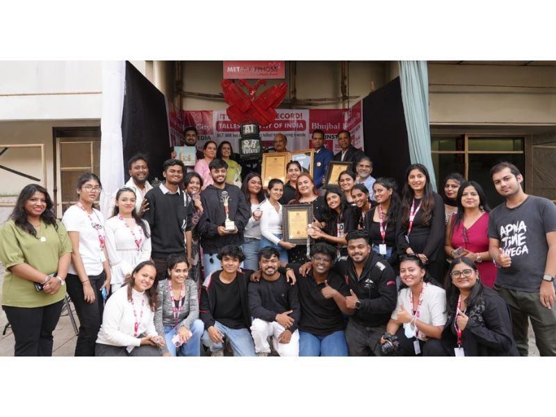 MET Institute of Mass Media earns World Record for student-led sustainable trophy project