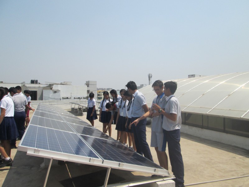 Learning about solar energy at CHIREC International School