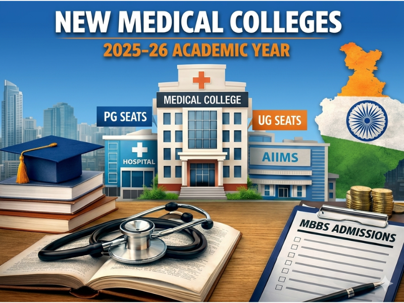43 new medical colleges established for 2025–26 academic year