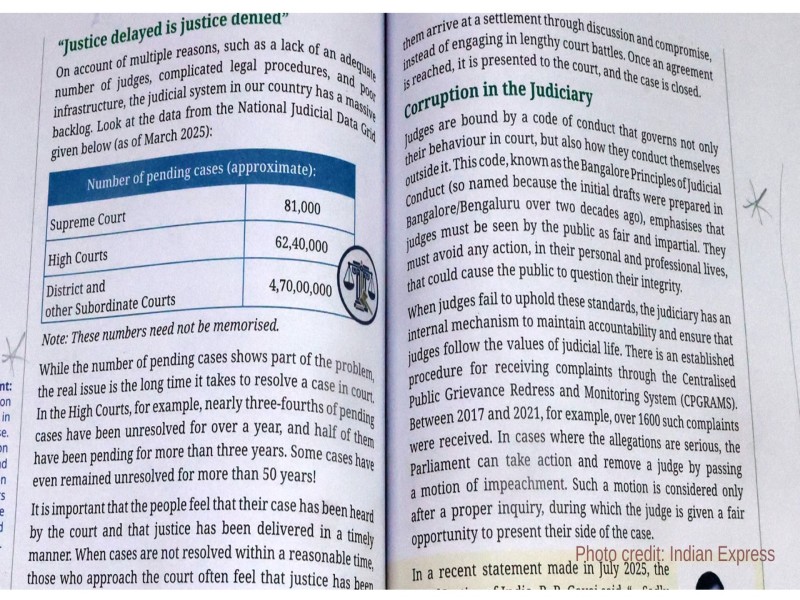 Judiciary chapter row: NCERT issues public apology, withdraws class 8 textbook