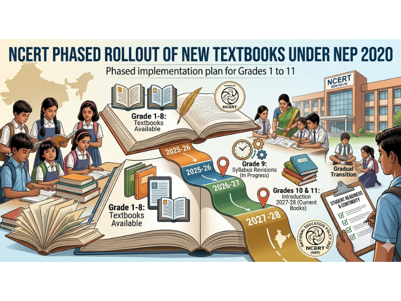NCERT outlines phased rollout of revised textbooks under NEP 2020