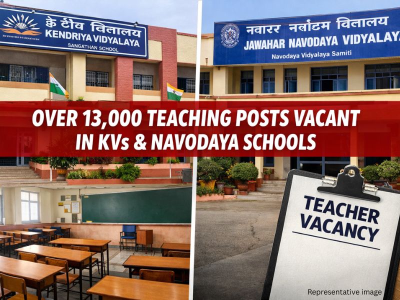 Over 13,000 Teaching Posts Vacant in KVs and Navodaya Schools, Government Tells Lok Sabha