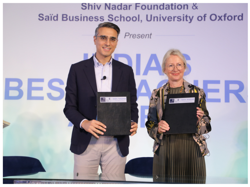 Shiv Nadar Foundation, Oxford’s Saïd Business School launch India’s Best Teachers’ Awards