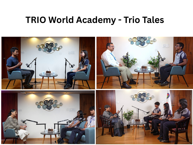 Trio World Academy launches student-led podcast ‘Trio Tales’
