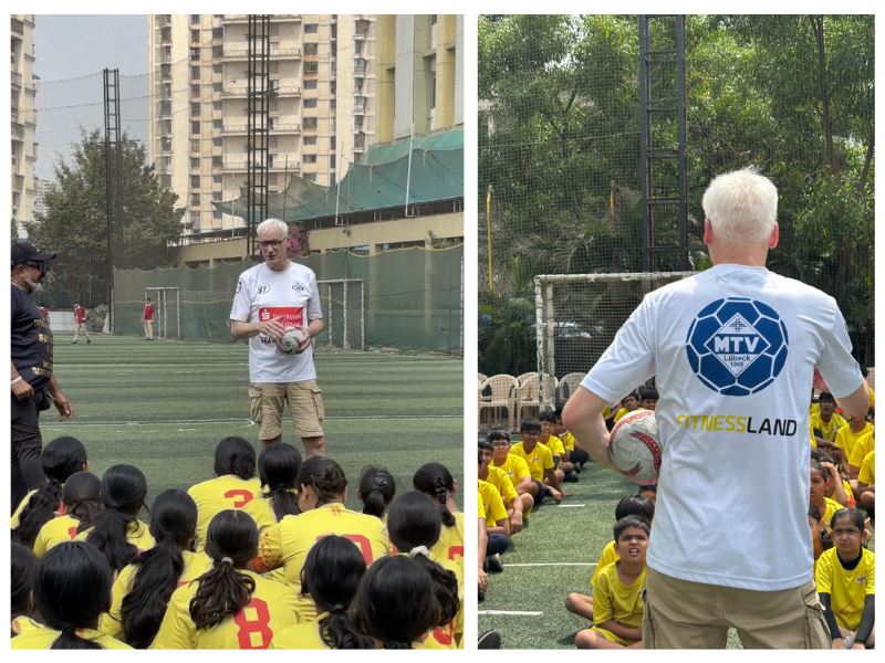 VIBGYOR Group hosts German handball team MTV Lübeck during India tour