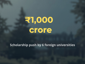 ₹1,000 crore scholarship push by six foreign universities signals shift towards domestic global education