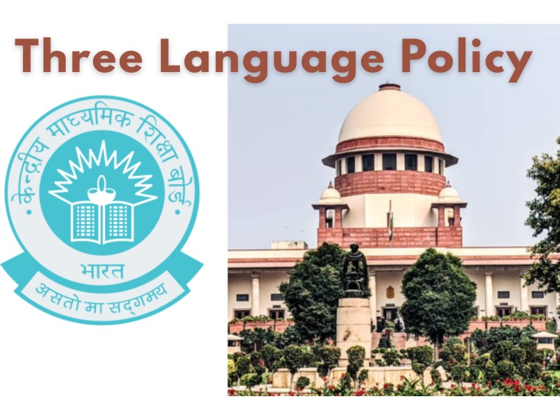 SC seeks response from Union govt, CBSE on three language policy