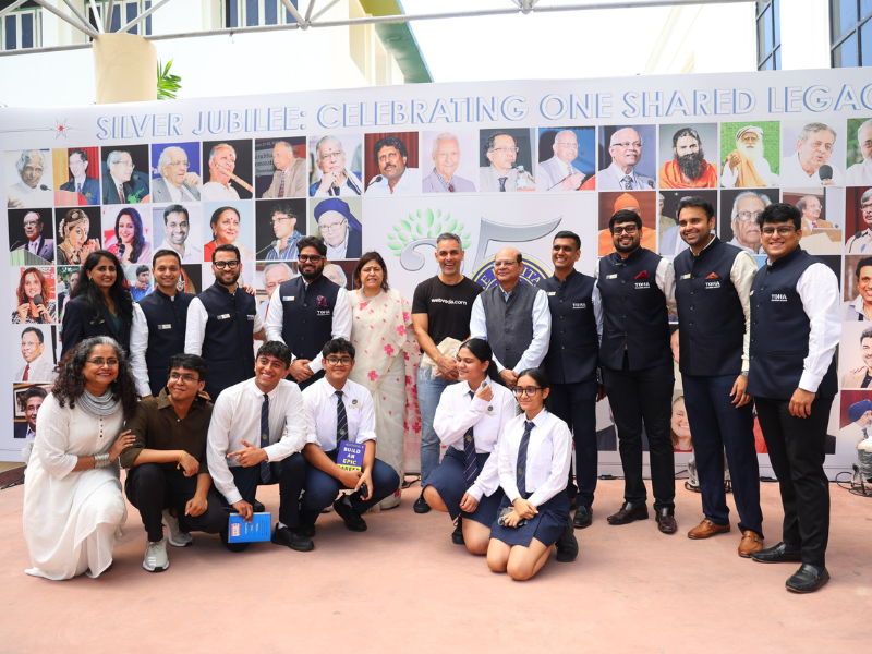 Ankur Warikoo urges curiosity and resilience at The Heritage School's Silver Jubilee event