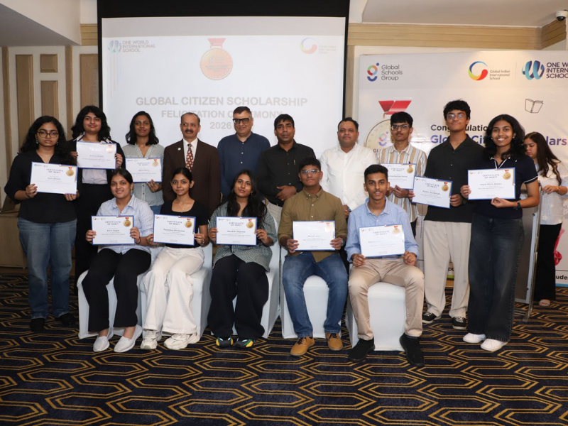 12 students receive Global Citizen Scholarships for senior secondary education in Singapore