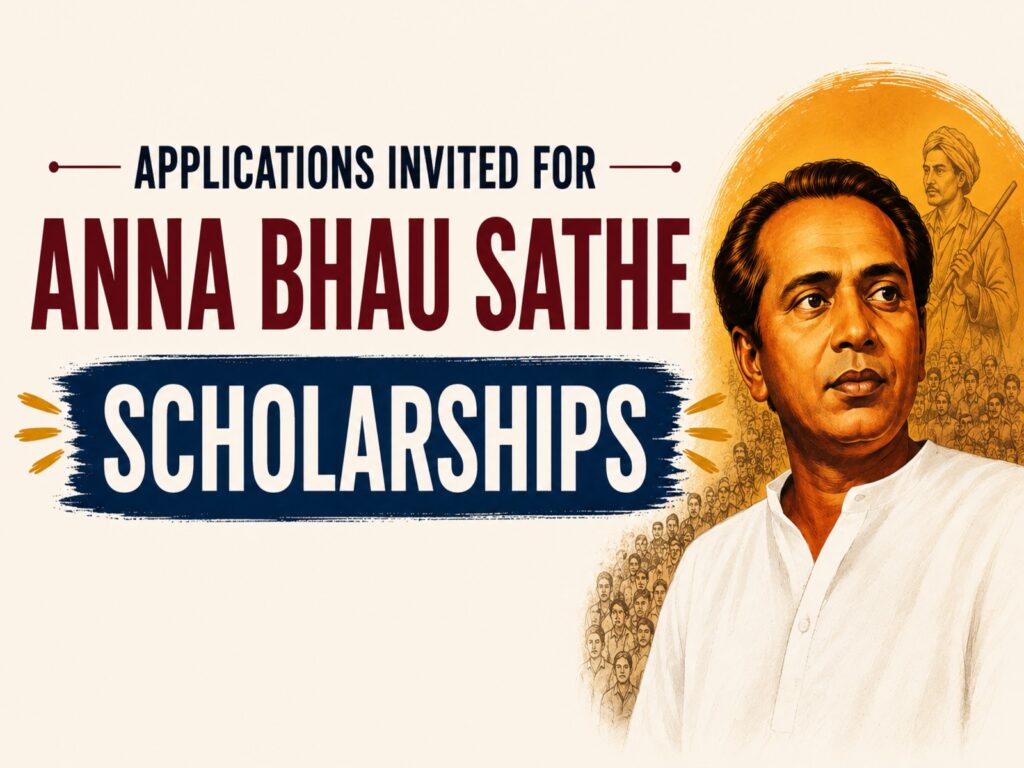 Applications invited for Anna Bhau Sathe Scholarship from Matang students