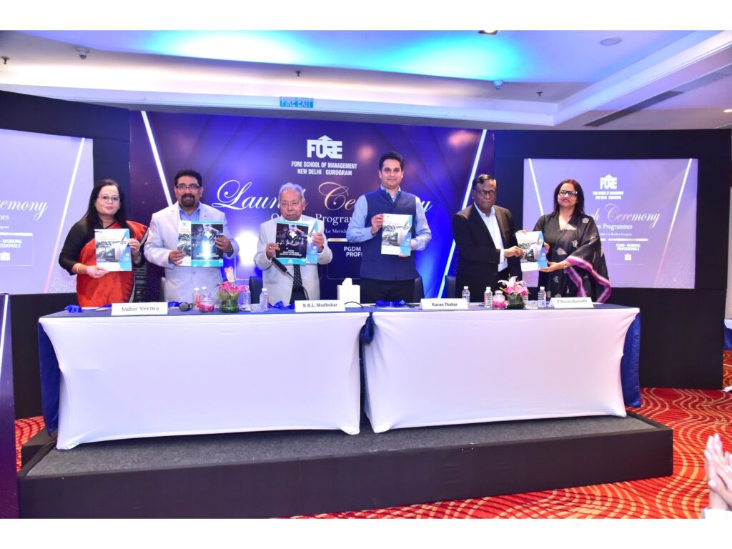 FORE School of Management launches new healthcare & hospitality, working professionals PGDM programmes