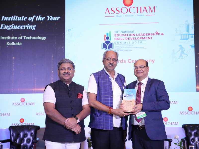 Heritage Institute of Technology wins ASSOCHAM's Promising Institute of the Year award