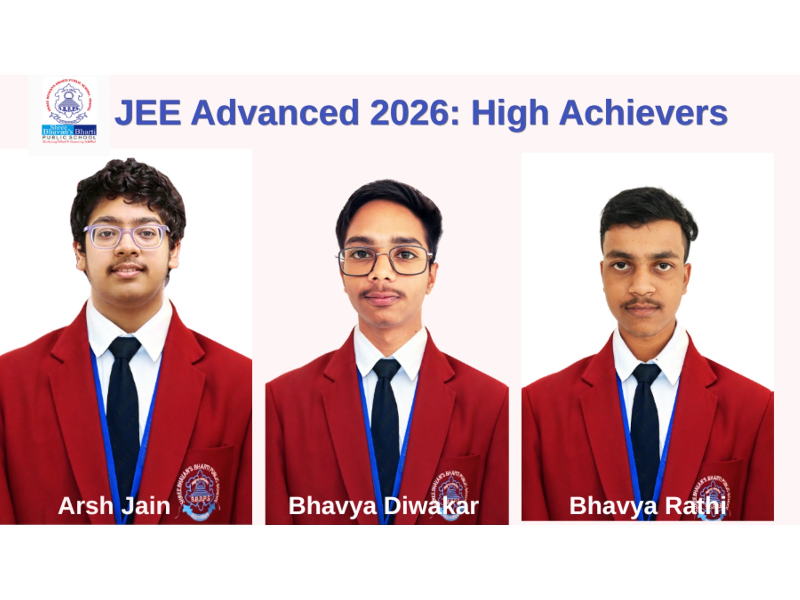 SBBPS Bhopal celebrates 20 years with stellar JEE Advanced 2026 success