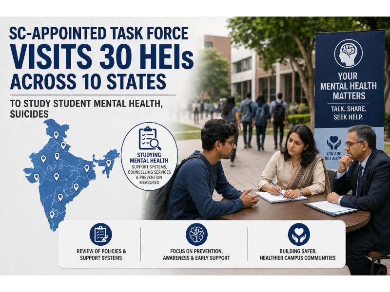 SC-appointed task force visits 30 HEIs across the country to study student mental health, suicides