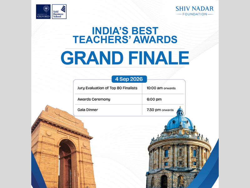 79 teachers shortlisted for India’s Best Teachers’ Awards 2026 finals