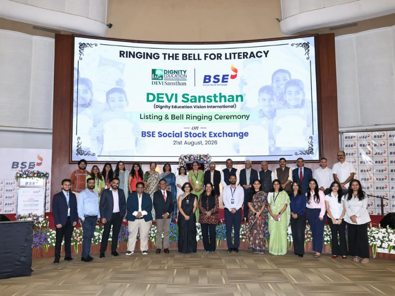 DEVI Sansthan marks listing on BSE Social Stock Exchange